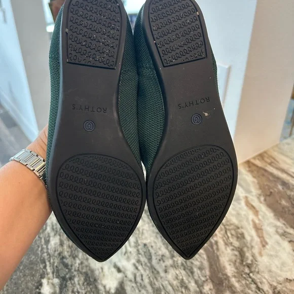 Rothy's Green and Blue Flats - Picture 5 of 8